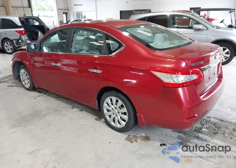 2013 Nissan Sentra Sv z USA, uszkodzony, nr VIN 3N1AB7AP5DL653194